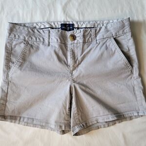 American Eagle Outfitters Grey/Tan Women's Shorts Size 10